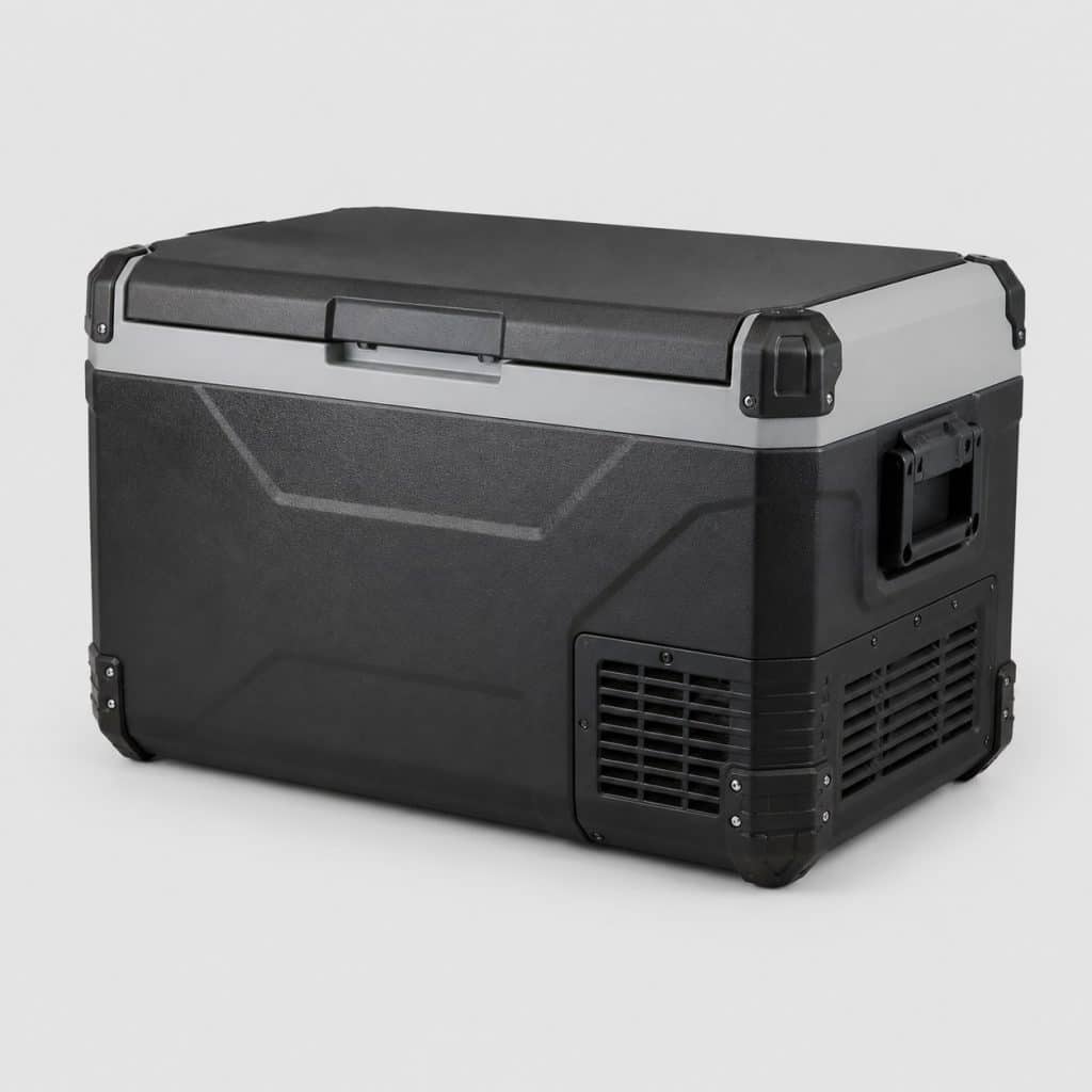 Glacière électrique à compresseur de 50 litres aux angles renforcés